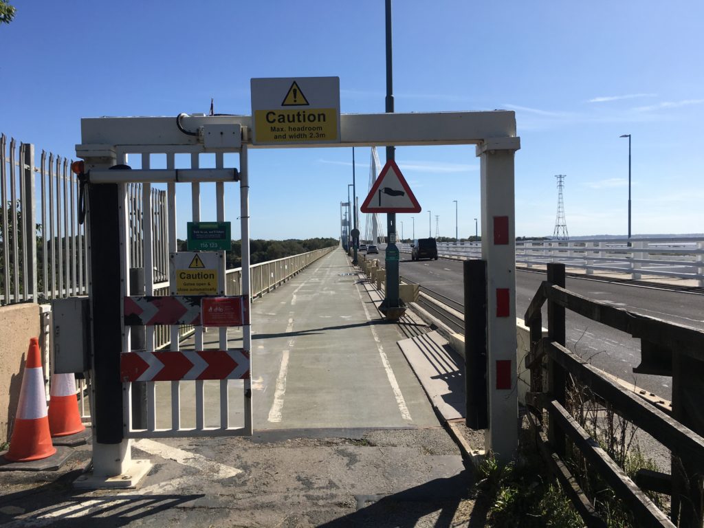 Severn Bridge automatic gate
